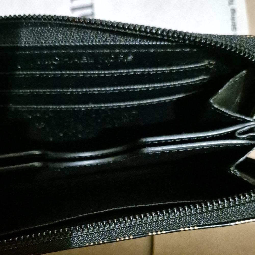 Michael Kors Black and Gold Wallet - Picture 2 of 4